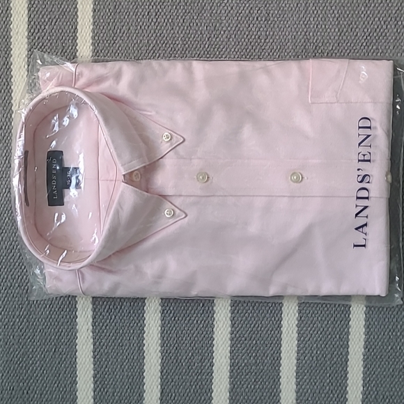 Lands' End Shirts Lands End Supima Hyde Park Button Down Shirt Mens
